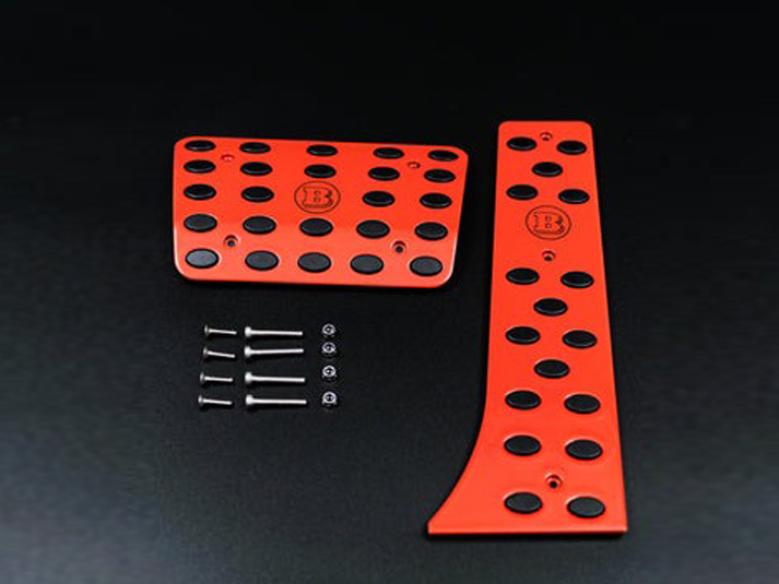 W464 W463A Orange Brabus Pedal Covers Set for G Wagon Mercedes G-Class